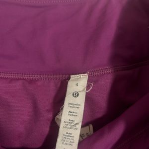 vivid plum lululemon shorts